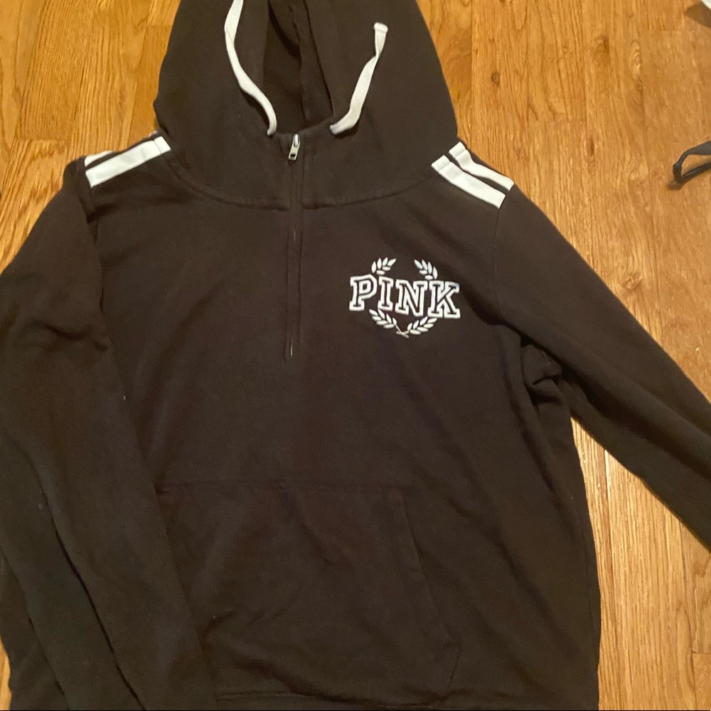 Pink Quarter Zip Hoodie